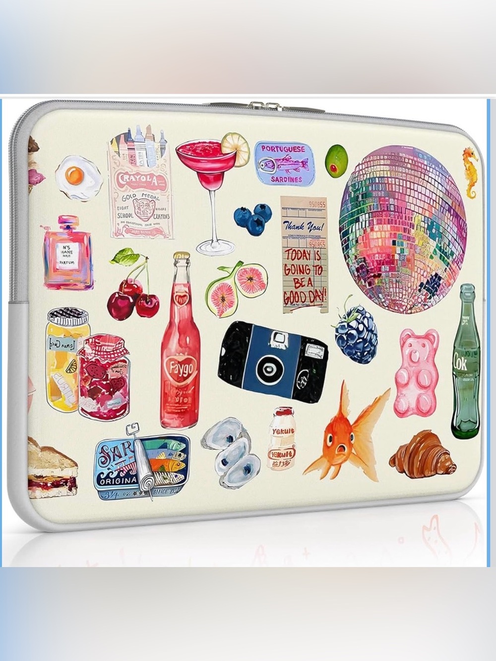 💻🧸🪩🎏Cute Laptop case, Slim Protective Travel Carrying Sleeve, Stickers
